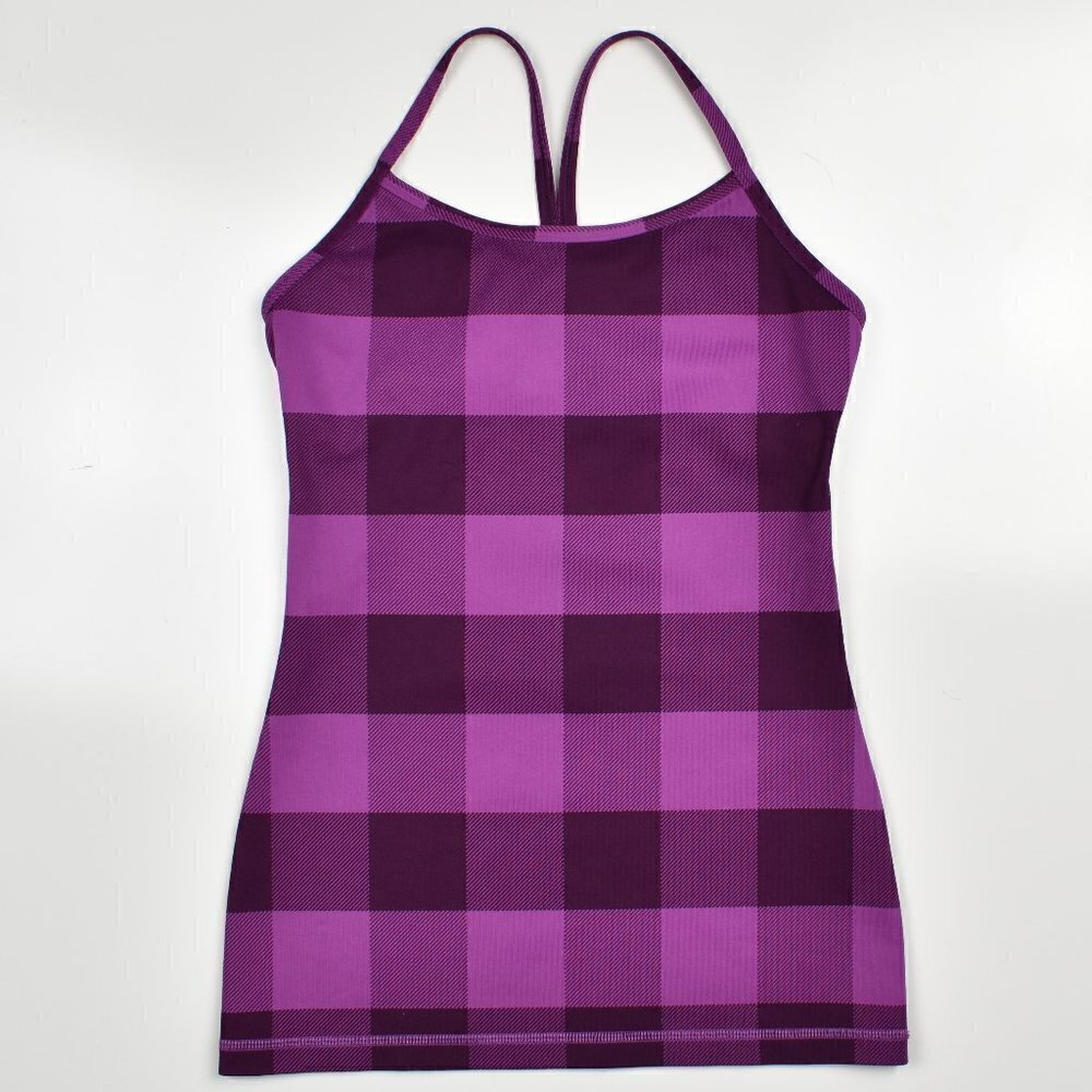 Ivivva Racerback Plaid Tank Top 12